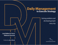 Daily Management to Execute Strategy: Solving problems and developing people every day